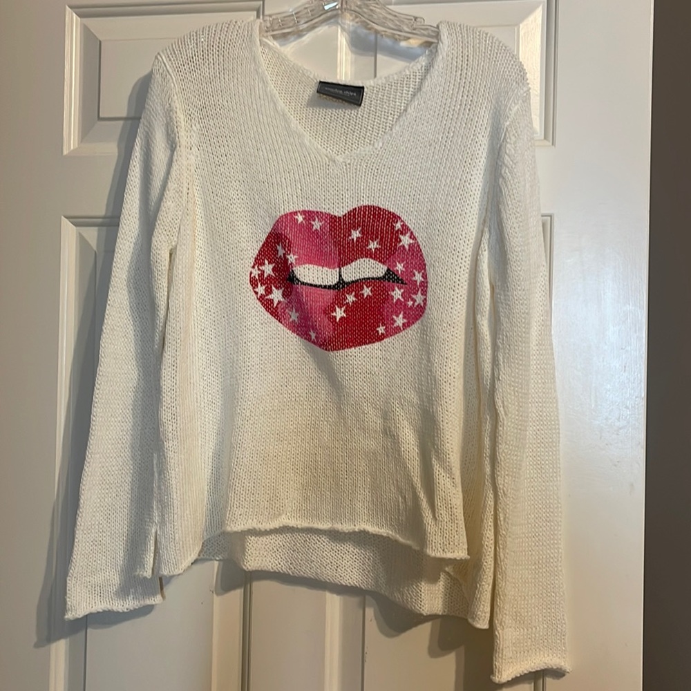 Wooden ships sweater.  Maybe wore once!